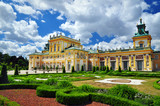 Wilanow historical building in Warsaw castle