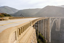 Bixby Creek Bridge On Highway 1, California