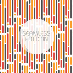 Poster - Seamless pattern with parallel lines in three colors. Modern vector illustration