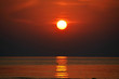 Sunrise at Baltic Sea in the summer