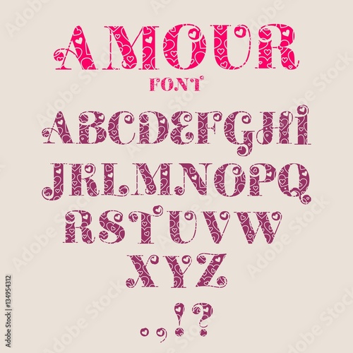 Decorative Alphabet Vector Font Letters Symbols With Decorative Alphabet Vector Font Letters Symbols With