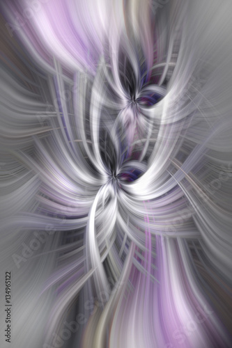 Plakat na zamówienie Silver gray colored abstract patterns. Concept Ascension