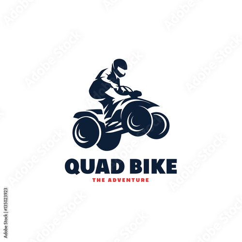 Quad Bike Logo Stock Vector | Adobe Stock