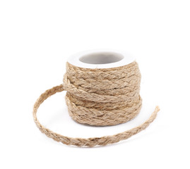 Wall Mural - Decorational rope string on a bobbin