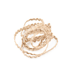 Wall Mural - Pile of a linen rope string isolated