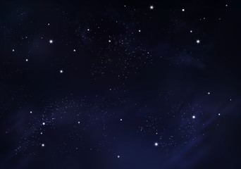 Wall Mural - beautiful background of the night sky with stars