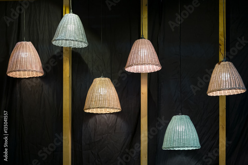 Decorating hanging lantern lamps