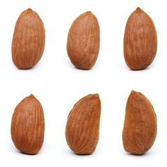 Wall Mural - Almond nut isolated