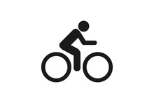 Bike  Icon   On White Background