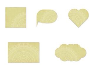 Aufkleber - set of stickers in a vintage style