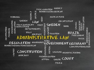 Canvas Print - Administrative law