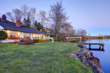 Lovely Waterfront Home With Private Dock