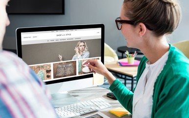 Poster - Composite image of website homepage