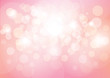 Pink Bokeh Effect Abstract Background