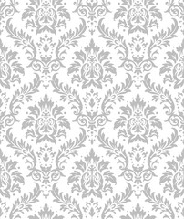 Wall Mural - Damask pattern background