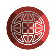 sphere planet isolated icon vector illustration design