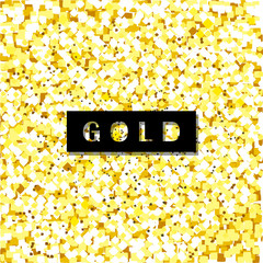 Wall Mural - Gold vector texture.