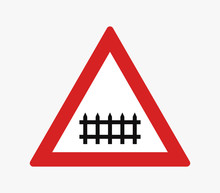 Icon Level Crossing Sign