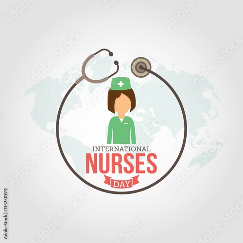 International Nurses Day Vector Illustration Suitable For