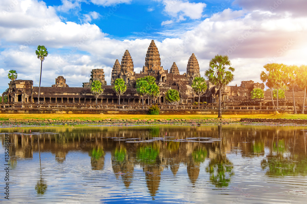 Angkor Wat Temple, Siem reap in Cambodia.