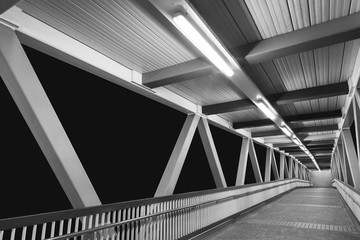 Poster - Modern foot bridge