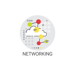 Poster - social network communication chatting message icon vector illustration