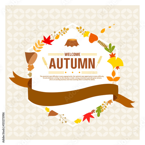 Autumn Frame Illust Buy This Stock Vector And Explore Similar Vectors At Adobe Stock Adobe Stock