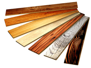 Wall Mural - New oak parquet of different colors