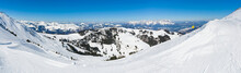 Winter Landscape In Alps