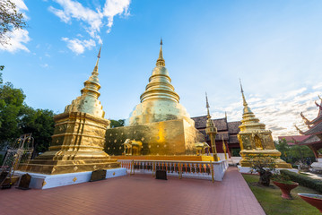 Wat Phra Sing Temple Chiang Mai, Thailand.