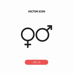  gender vector icon