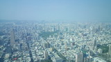 Fototapeta  - Skyline from above Tuntex skytower, 85 buidling