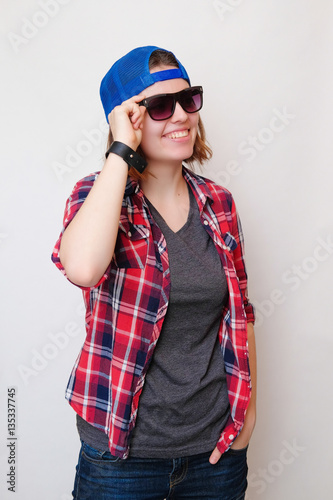 jeans shirt with cap