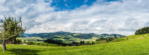 Plissee mit Motiv - Emmental, Berner Mittelland, Schweiz  (von matho)