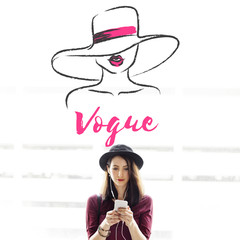 Wall Mural - Appeal Attraction Beauty Fashion Vogue Graphic Concept