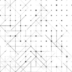 Wall Mural - Geometric simple minimalistic background. Triangles dotted pattern. Vector illustration