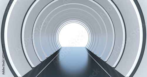 Dekoracja na wymiar  futurystyczny-okragly-tunel