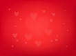 © DiBronzino - Vector Illustration of a Valentines Day background. Red hearts.