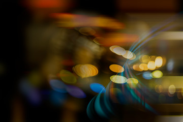 Fotomurali - Blur image of light