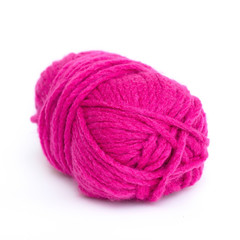 yarn for crochet on a white background