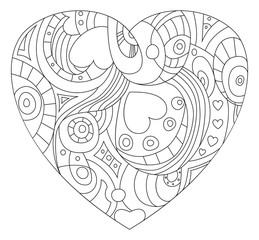 Sticker -  St. Valentine's Day - Heart symbol