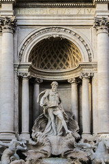 Poster - Trevi Fountain (architect Nicola Salvi, 1762). Rome, Italy.