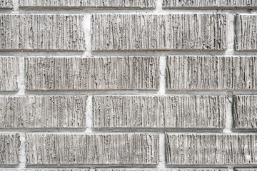Poster - White grunge brick wall background