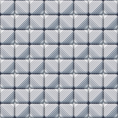 Aufkleber - White seamless texture surface pattern. 3d rendering