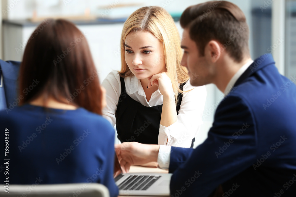 Business people working in conference room