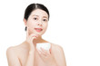 © PR Image Factory - asian beauty woman use hand  applying facial product