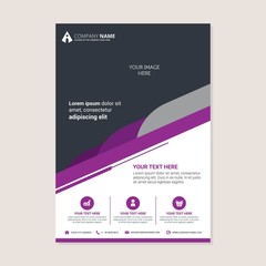 Corporate business annual report brochure flyer design. Leaflet cover presentation. Flier with Abstract geometric background. Modern publication poster magazine, layout template A4 flyer