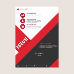 Corporate business annual report brochure flyer design. Leaflet cover presentation. Flier with Abstract geometric background. Modern publication poster magazine, layout template A4 flyer