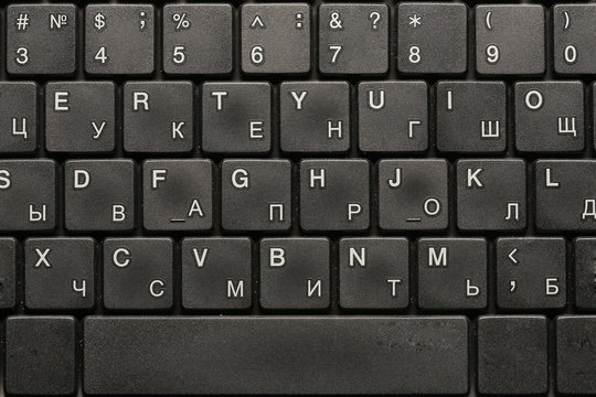 black keyboard