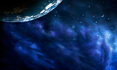 Wall Mural - space scene